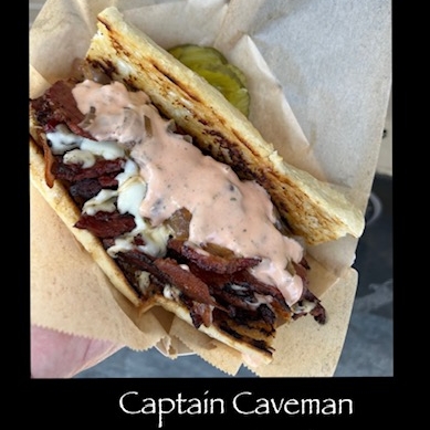 Captain Caveman Pastrami Melt